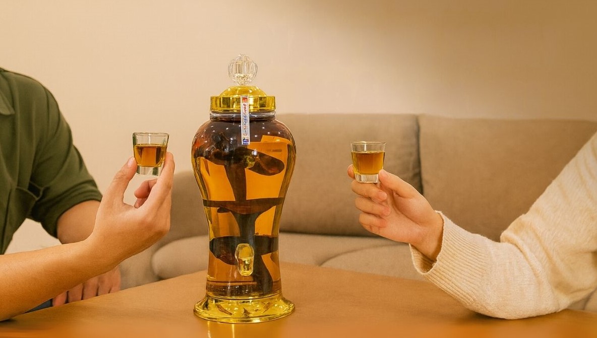 Tác dụng của nấm Lim Xanh ngâm rượu